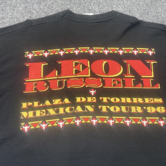 Vintage Leon Russell Tour Shirt 1994 Plaza de Toros XL Single Stitch VGC 90s - Picture 11 of 16